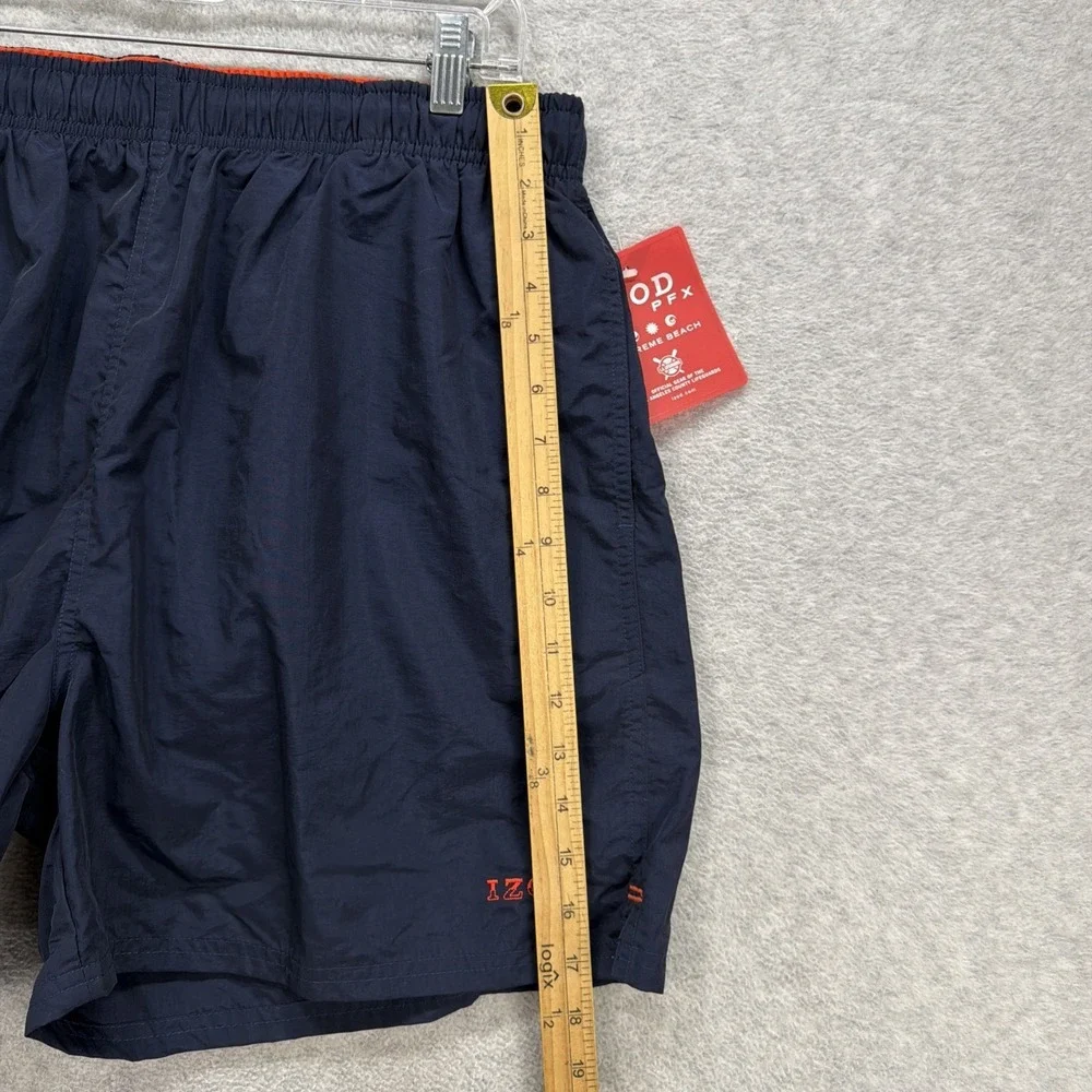 IZOD PFX Swim Shorts Mens XL Blue Surf Perform‎ X Extreme Beach LA Lifeguard NEW